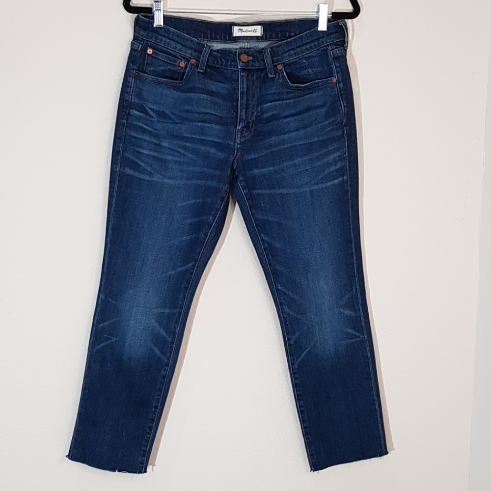 Madewell The Slim Boyjean Raw Hem Edition Sz27 - Picture 2 of 7